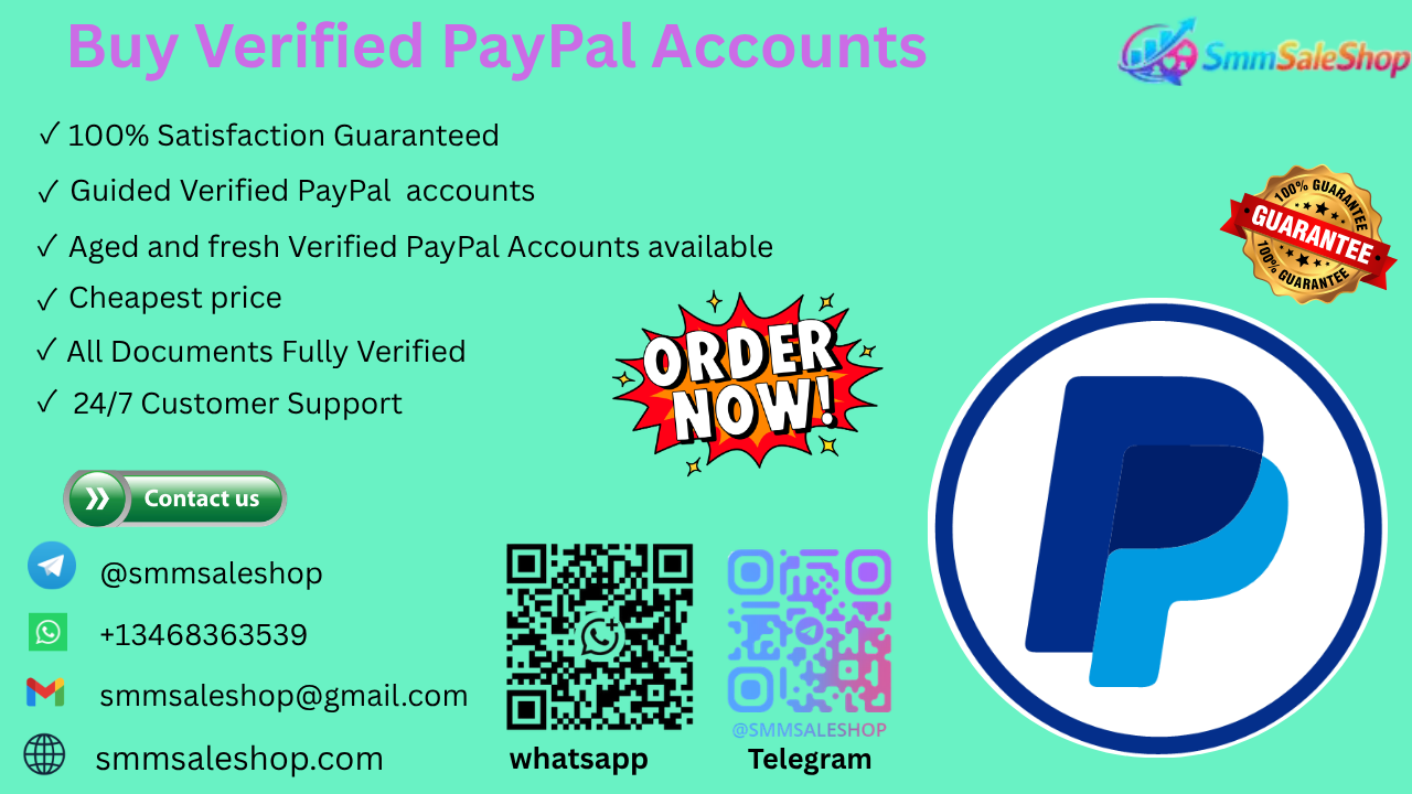 Buy Verified PayPal Accounts