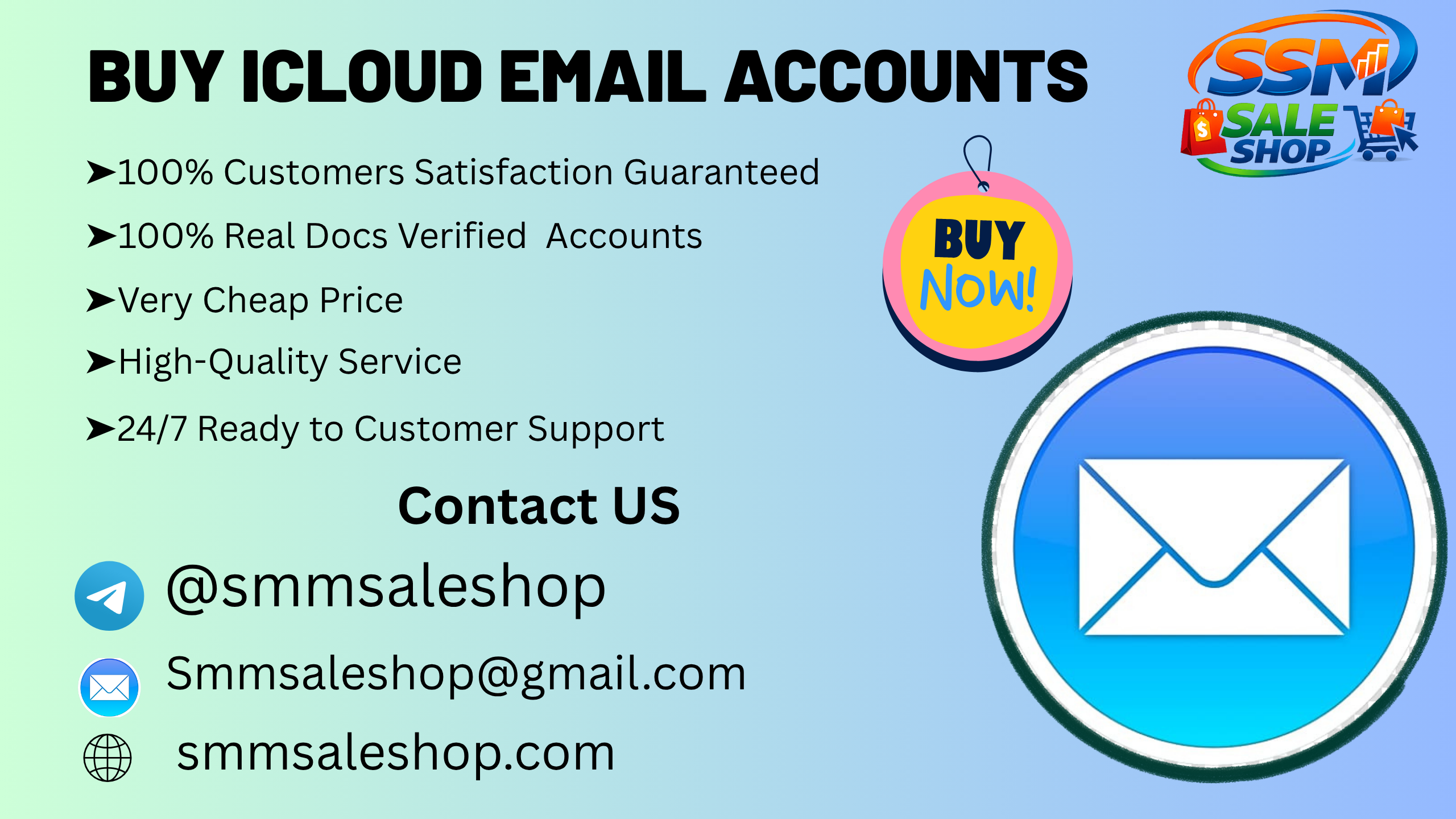Buy iCloud Email Accounts