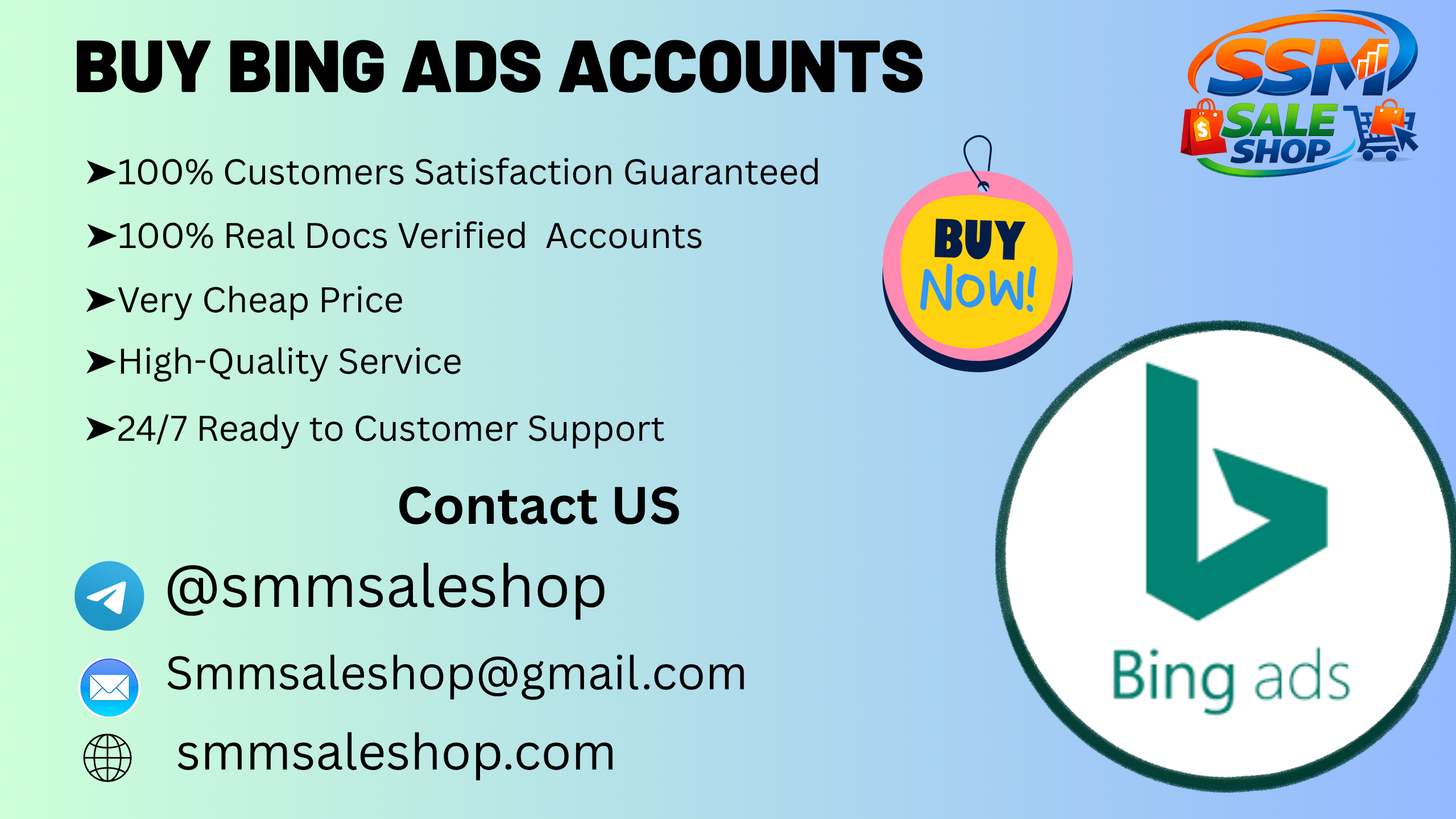 Buy Bing Ads Accounts