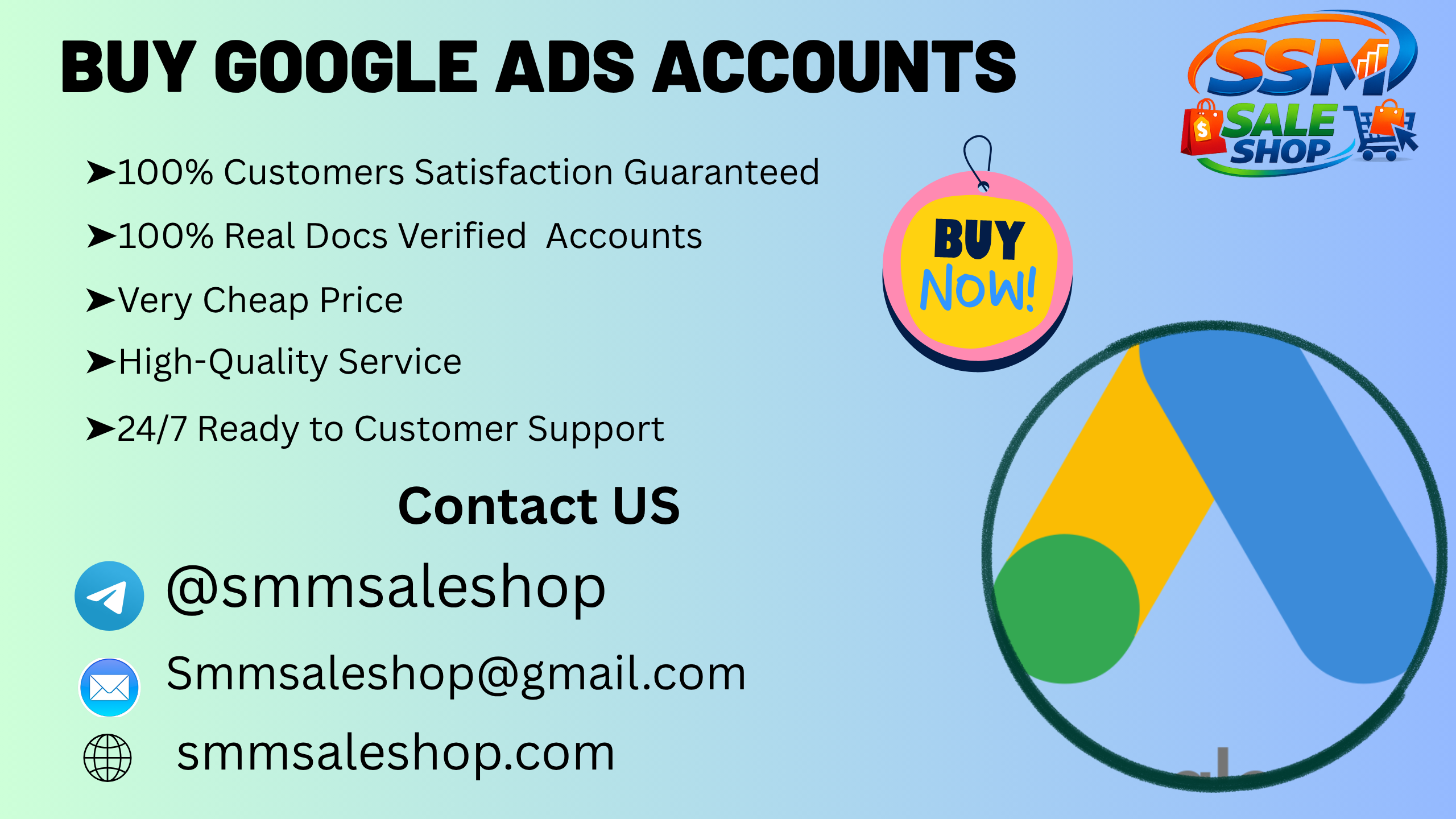 Buy Google Ads Accounts