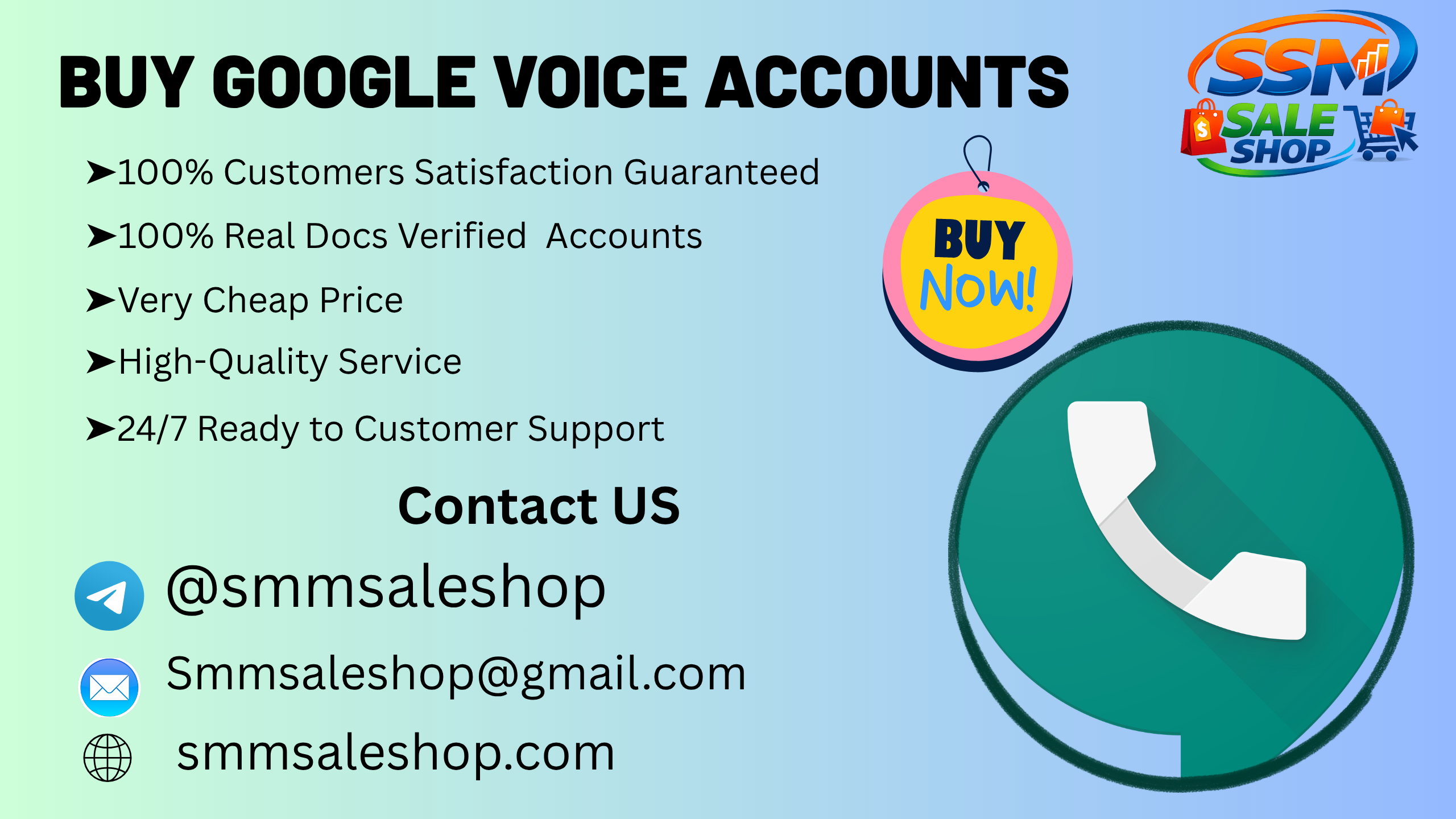 Buy Google Voice Accounts